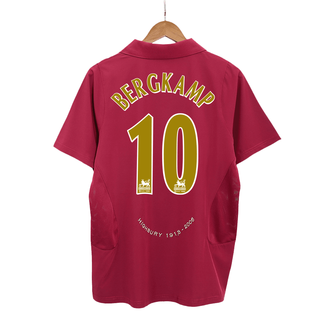 BERGKAMP #10 Arsenal Home Soccer Jersey 2005/06 | Gogoalshop