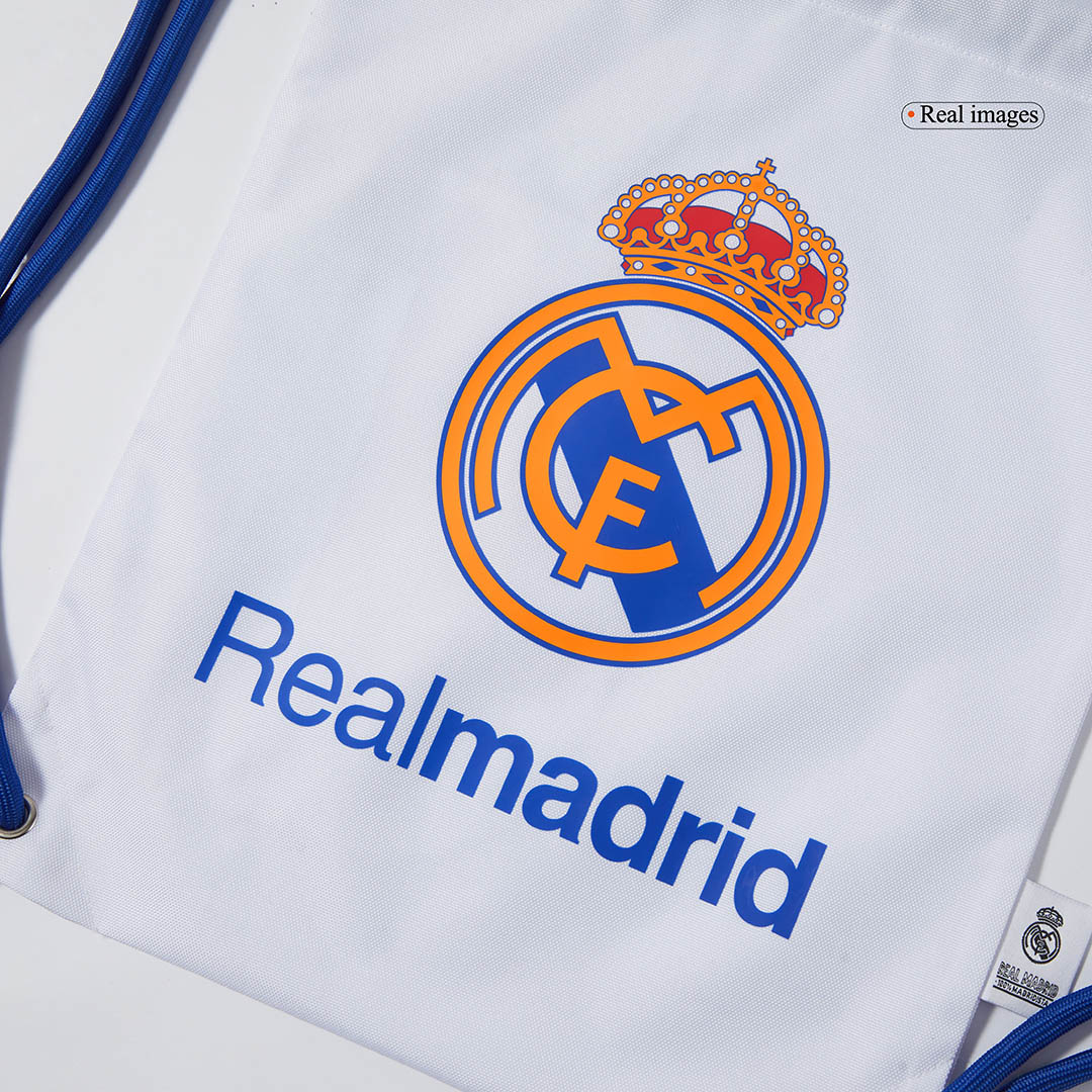 Free Real Madrid Gymsack White - gogoalshop