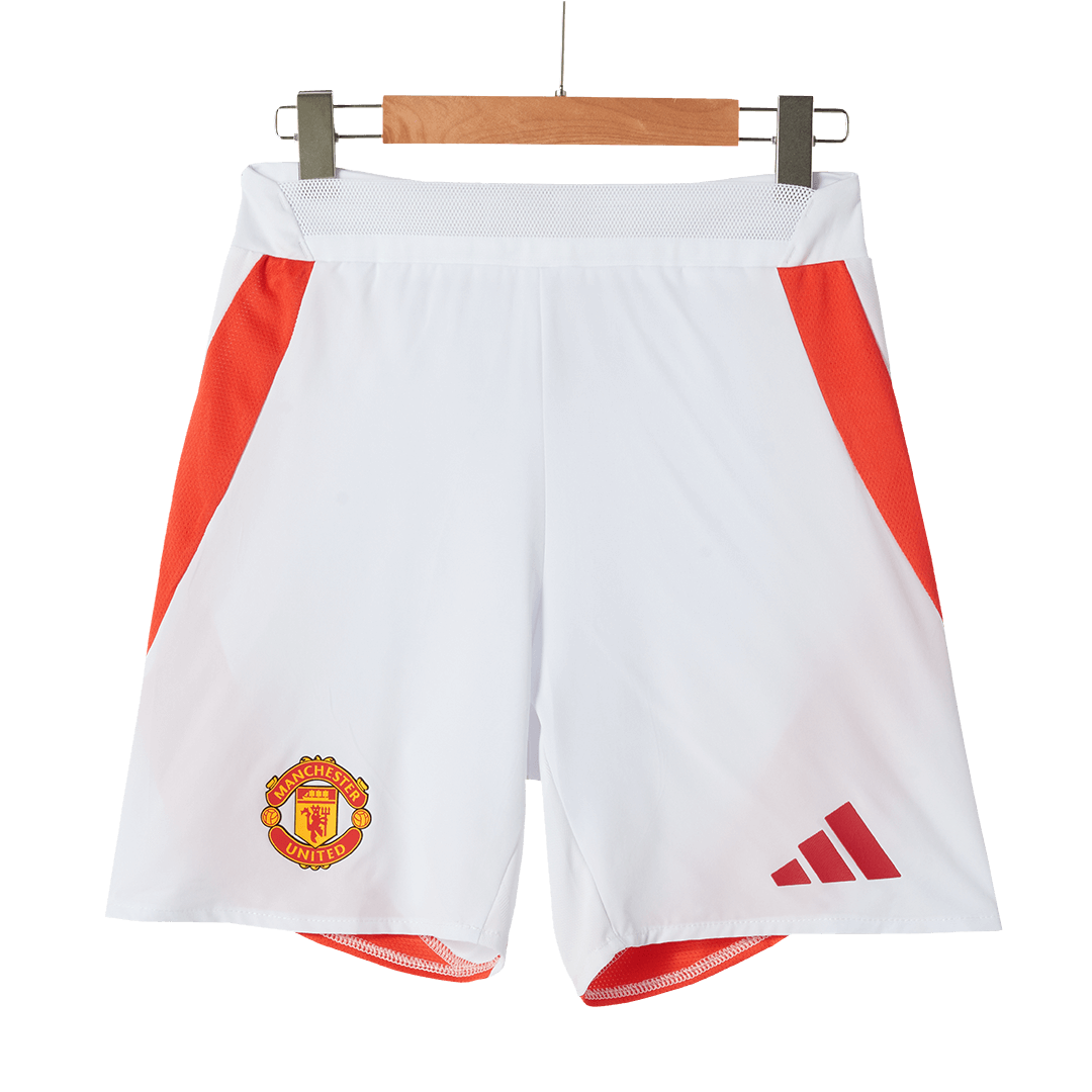 Manchester United Home Player Version Soccer Shorts - gogoalshop