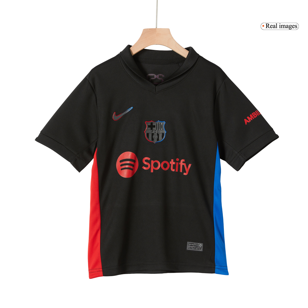 Barcelona Away Kids Soccer Jerseys Kit - gogoalshop