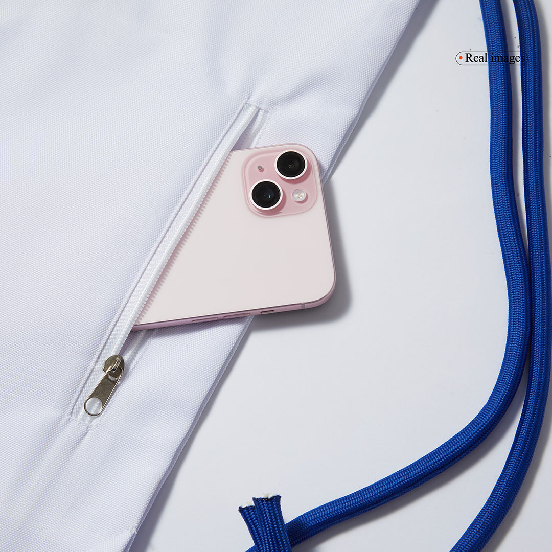 Free Real Madrid Gymsack White - gogoalshop