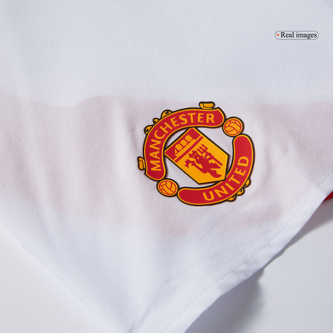Manchester United Home Player Version Soccer Shorts - gogoalshop