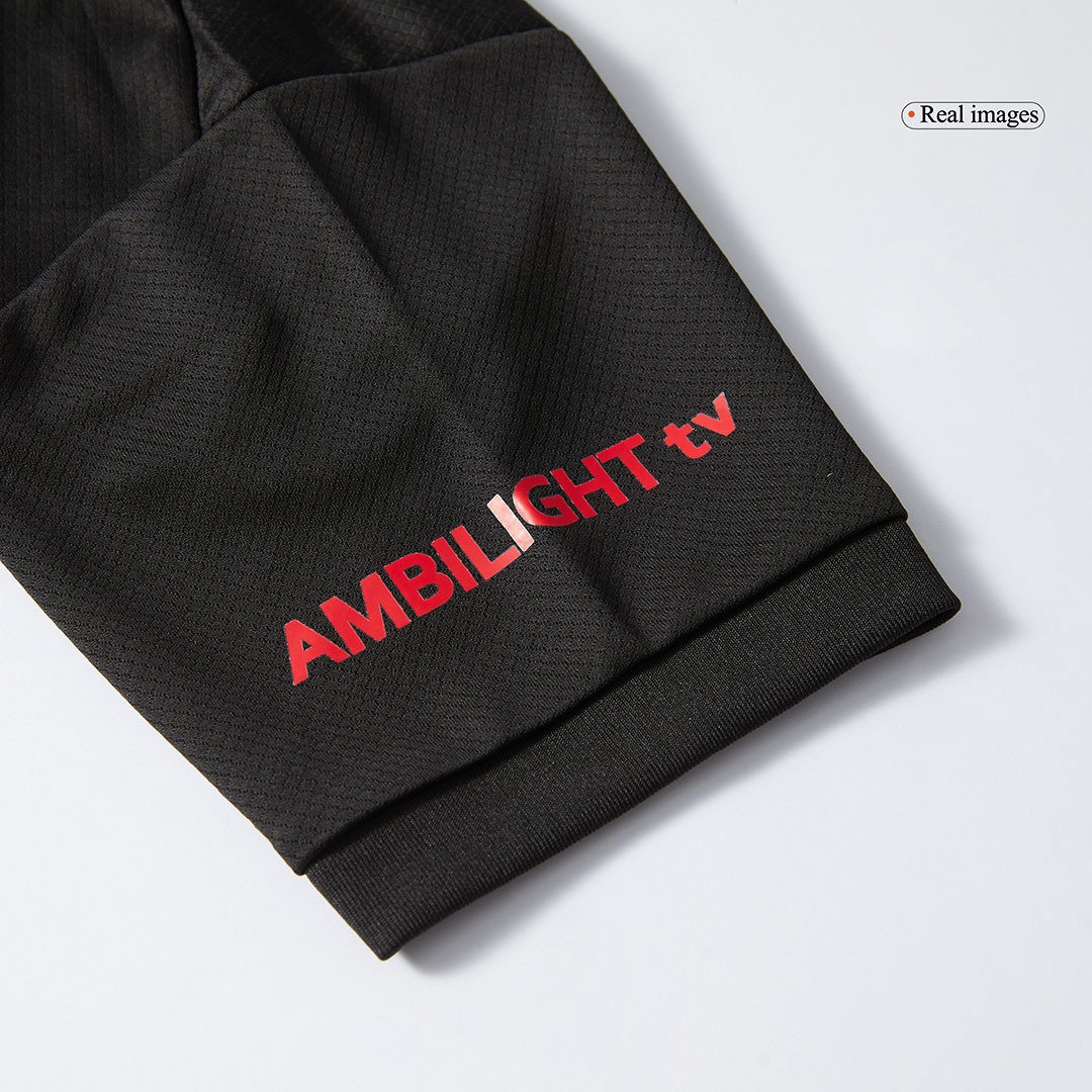 Barcelona Away Kids Soccer Jerseys Kit - Spotify Logo Without Text - gogoalshop