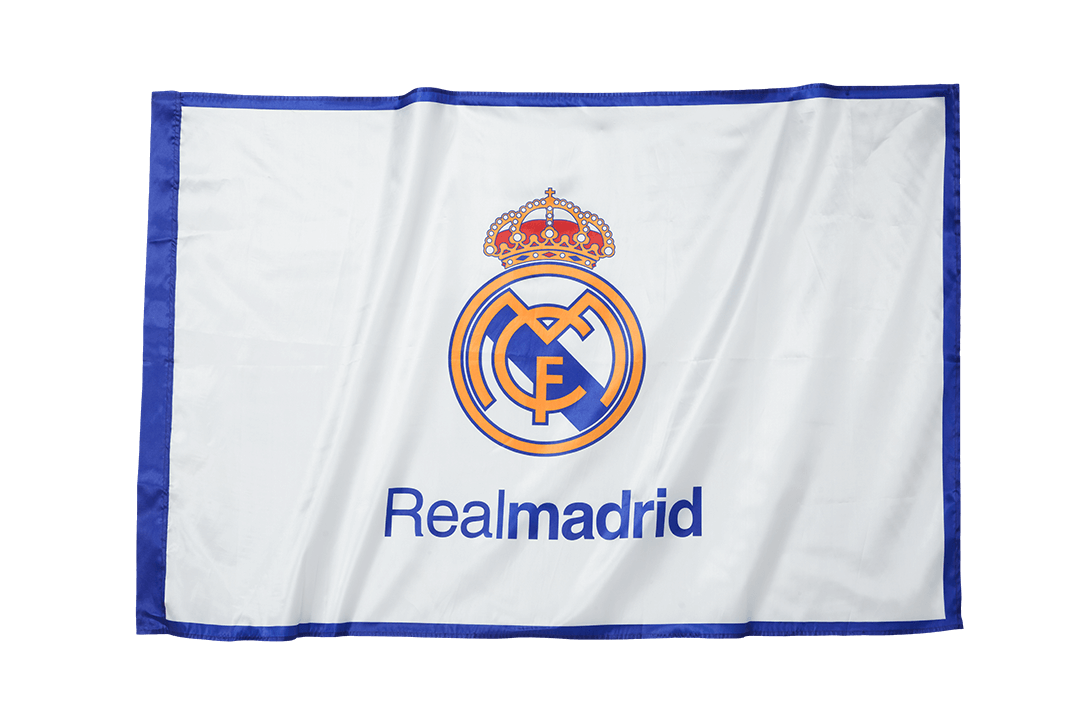 Free Real Madrid Team Flag White - gogoalshop