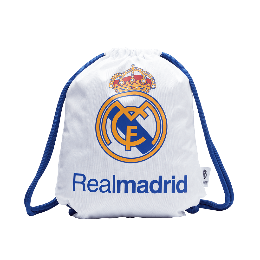 Free Real Madrid Gymsack White - gogoalshop