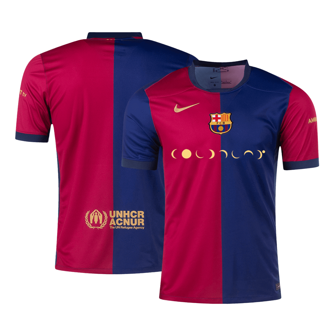 Barcelona Home Soccer Jersey - COLDPLAY - gogoalshop