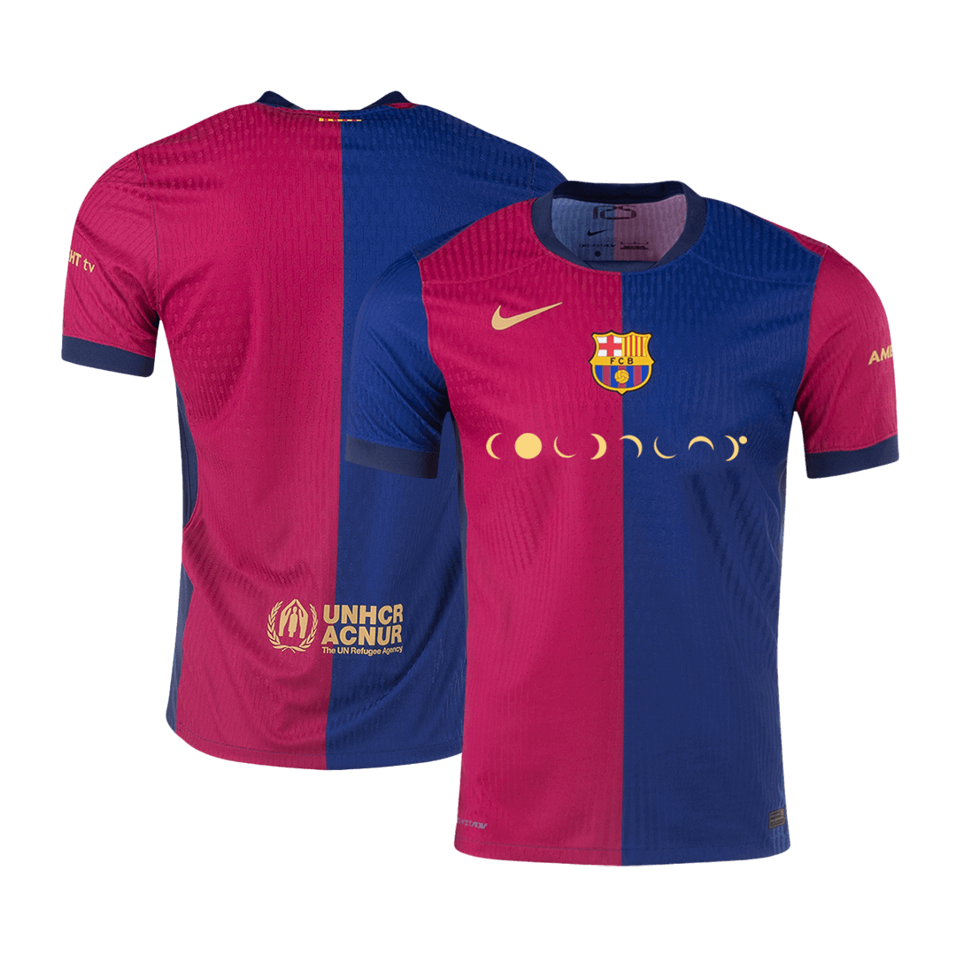 Barcelona Home Authentic Soccer Jersey - COLDPLAY - gogoalshop