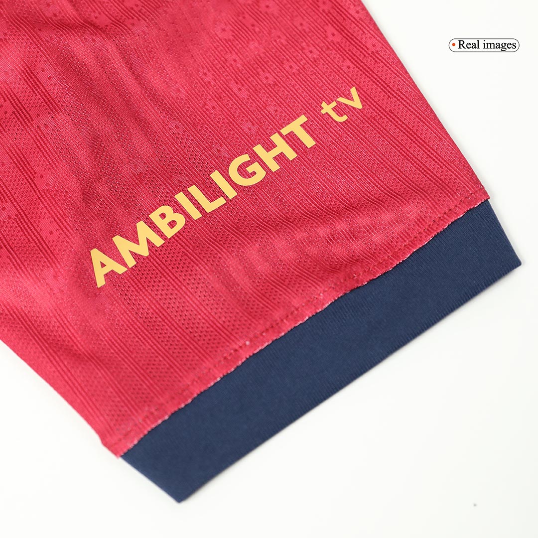 LAMINE YAMAL #19 Barcelona Home Authentic Soccer Jersey -UCL Spotify Logo Without Text - gogoalshop