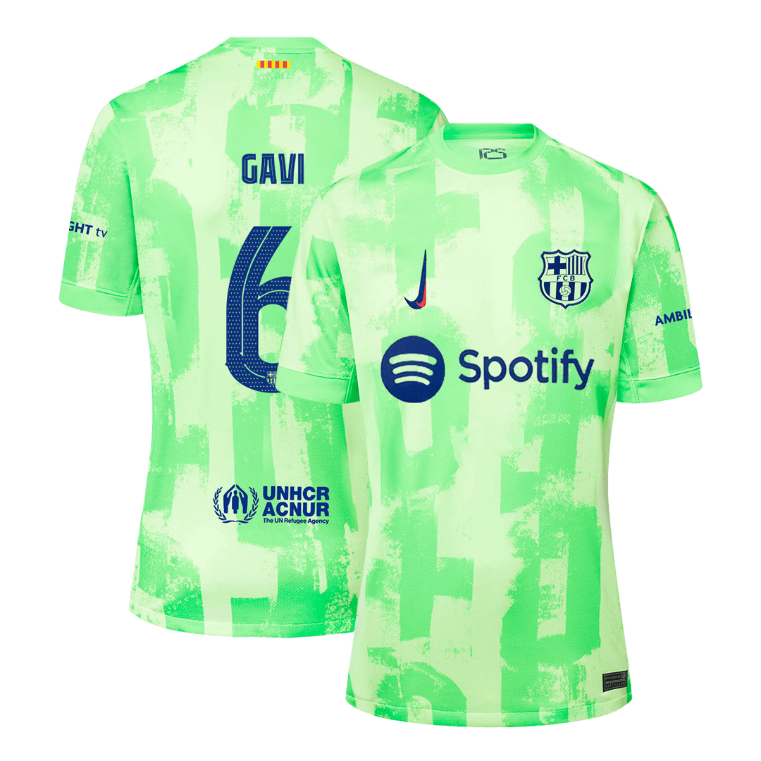 GAVI #6 Barcelona Third Away Soccer Jersey - UCL - gogoalshop