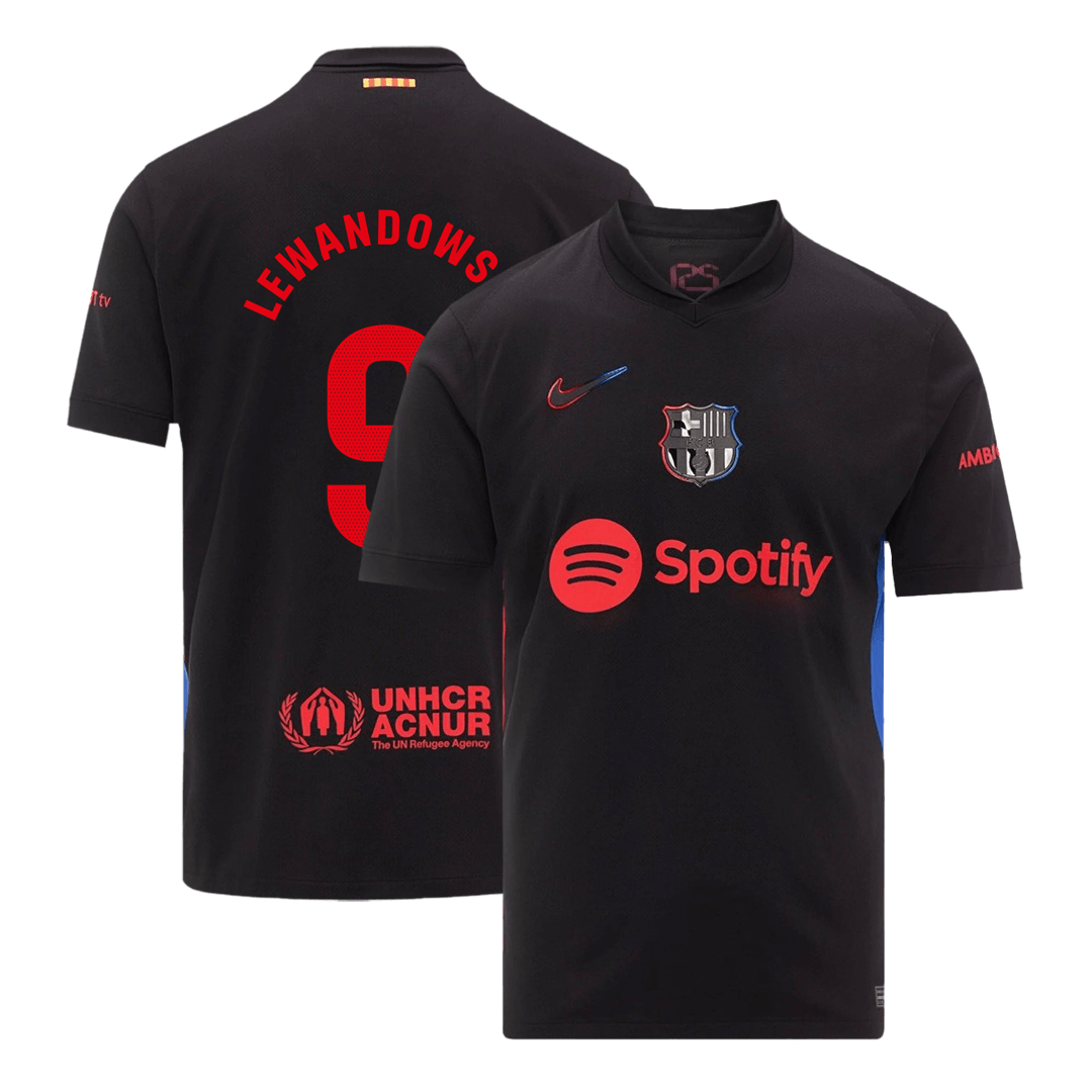 LEWANDOWSKI #9 Barcelona Away Soccer Jersey - gogoalshop
