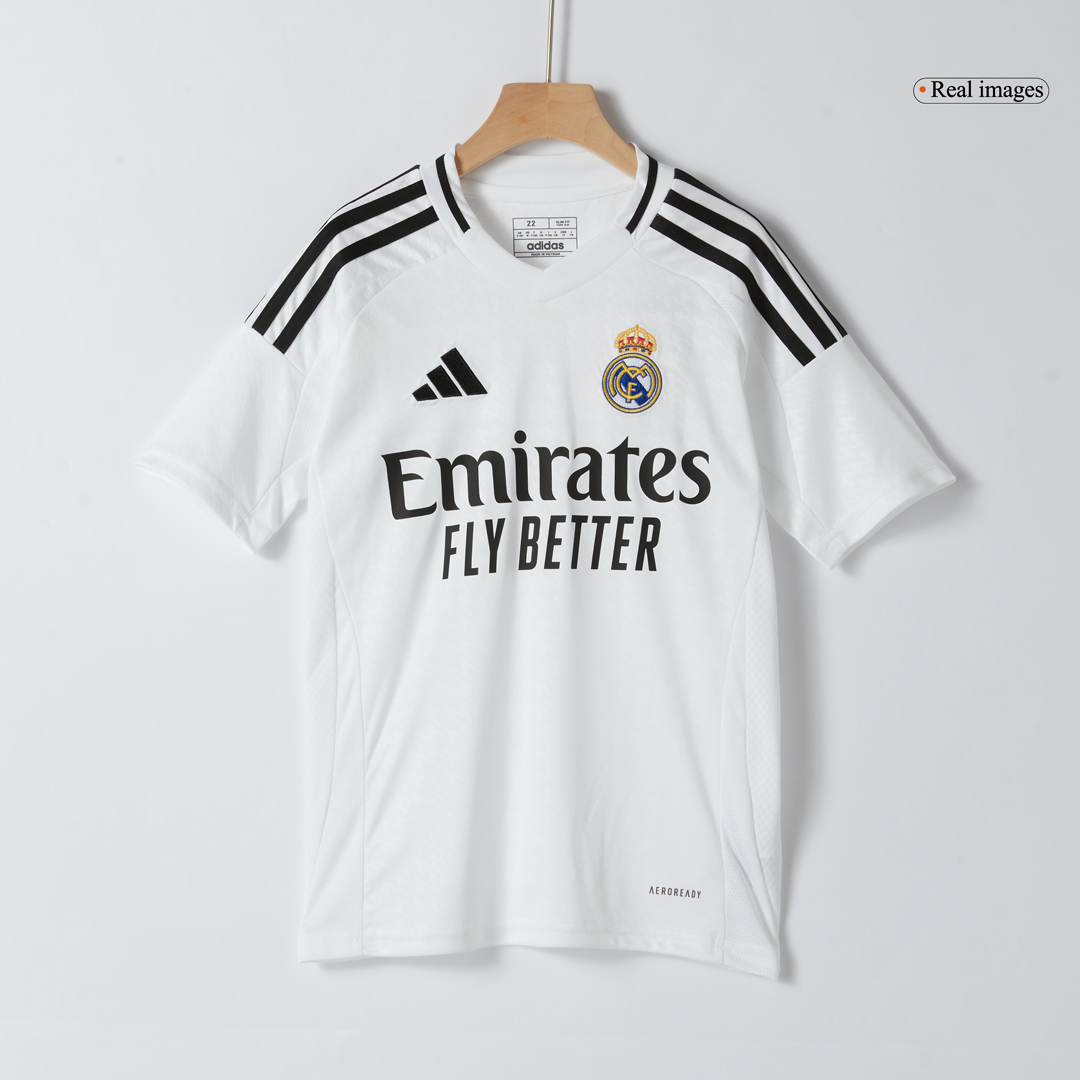 Real Madrid Home Kids Soccer Jerseys Kit - gogoalshop