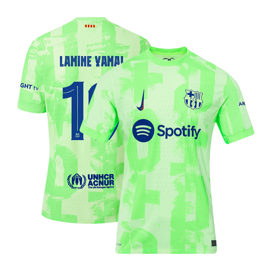 LAMINE YAMAL #19 Barcelona Third Away Authentic Soccer Jersey - UCL - gogoalshop
