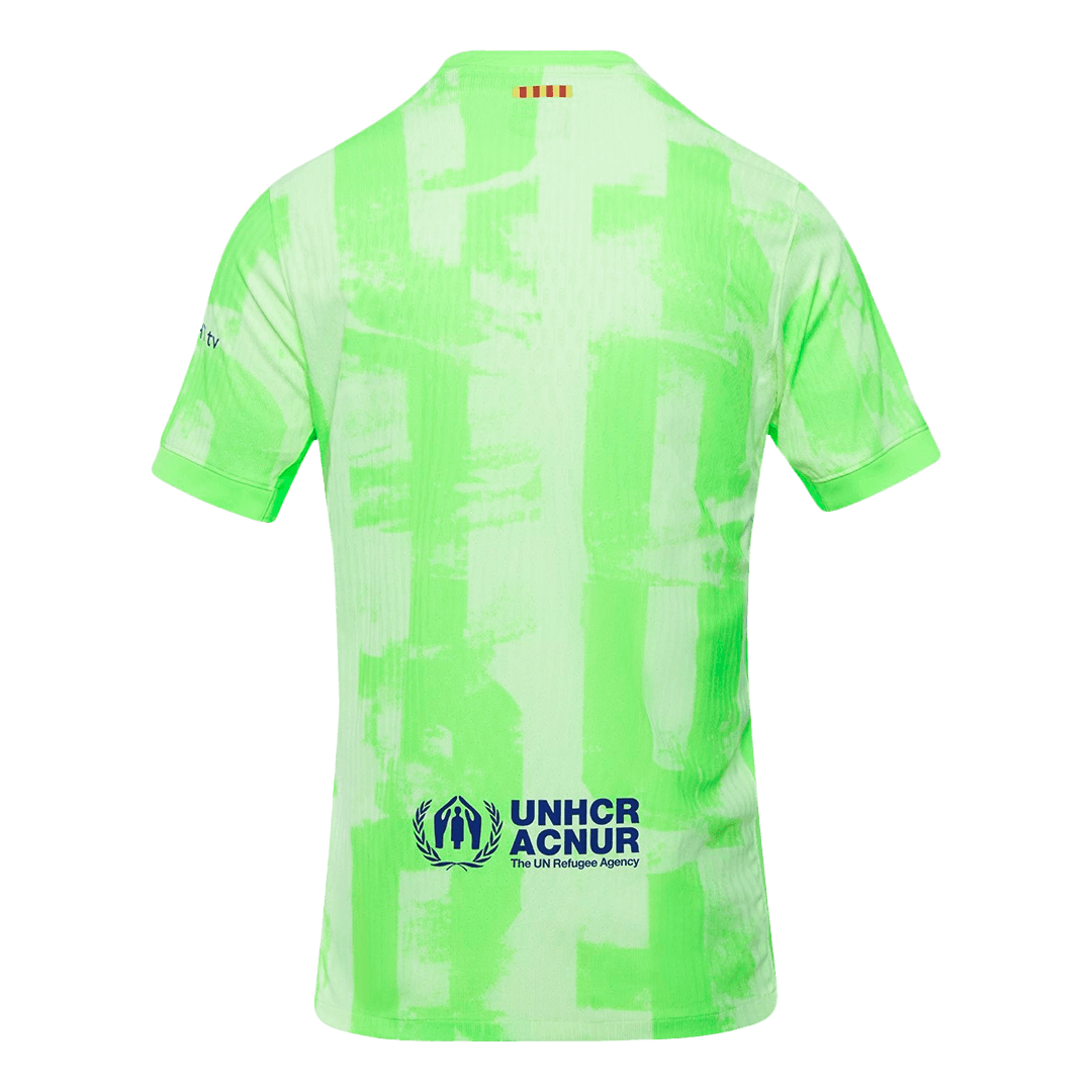 Barcelona Third Away Authentic Soccer Jersey -（Spotify Logo Without Text） - gogoalshop
