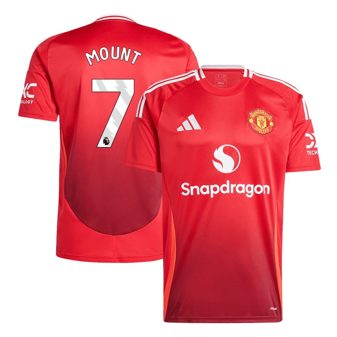 MOUNT #7 Manchester United Home Soccer Jersey - gogoalshop
