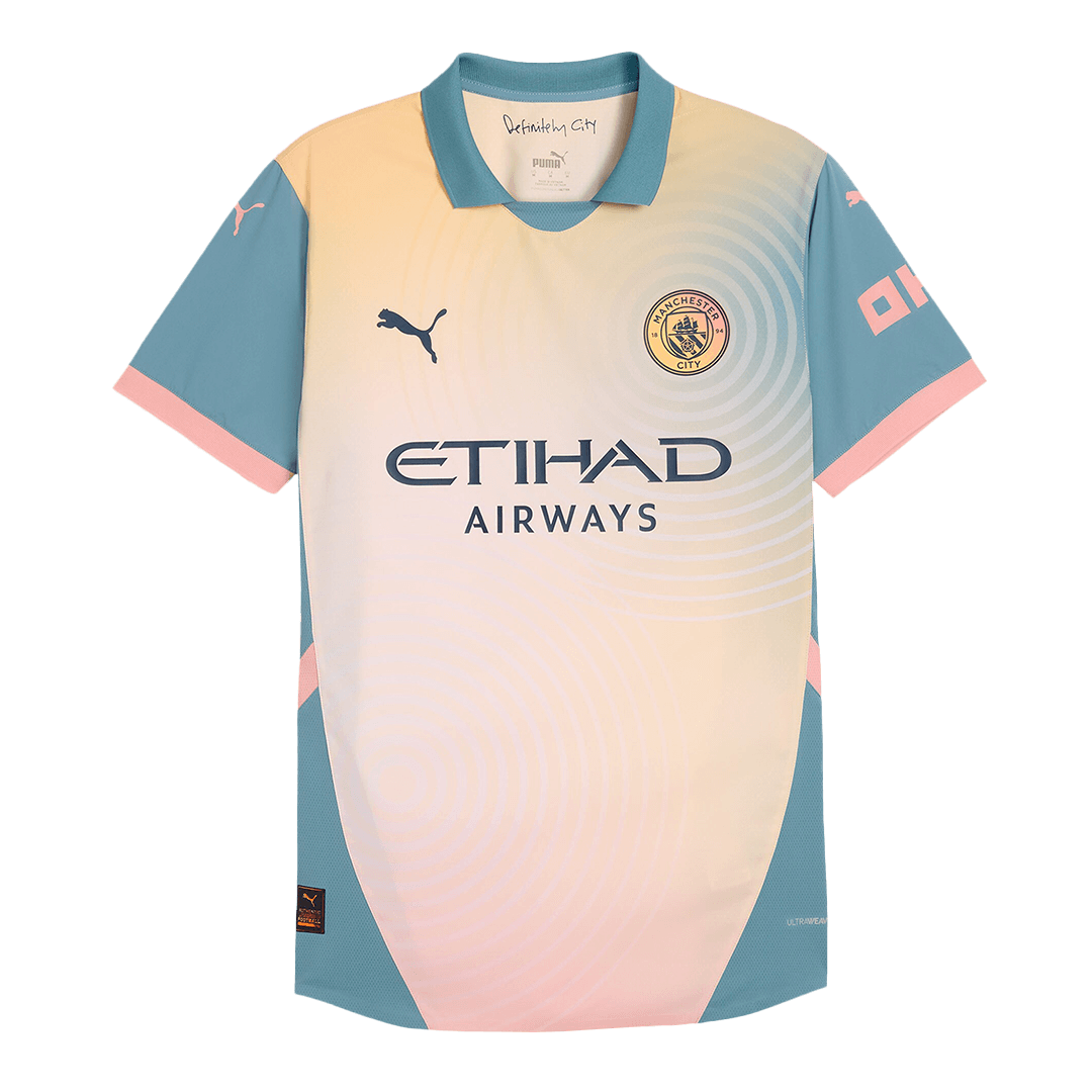 Manchester City Fourth Away Player Version Jersey - Definitely City - gogoalshop