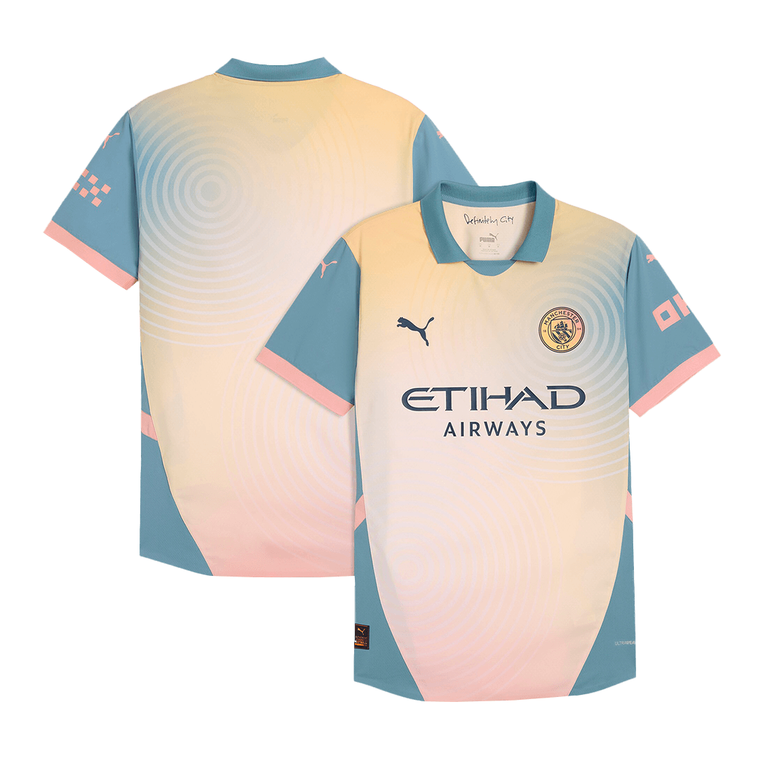 Manchester City Fourth Away Player Version Jersey - Definitely City - gogoalshop