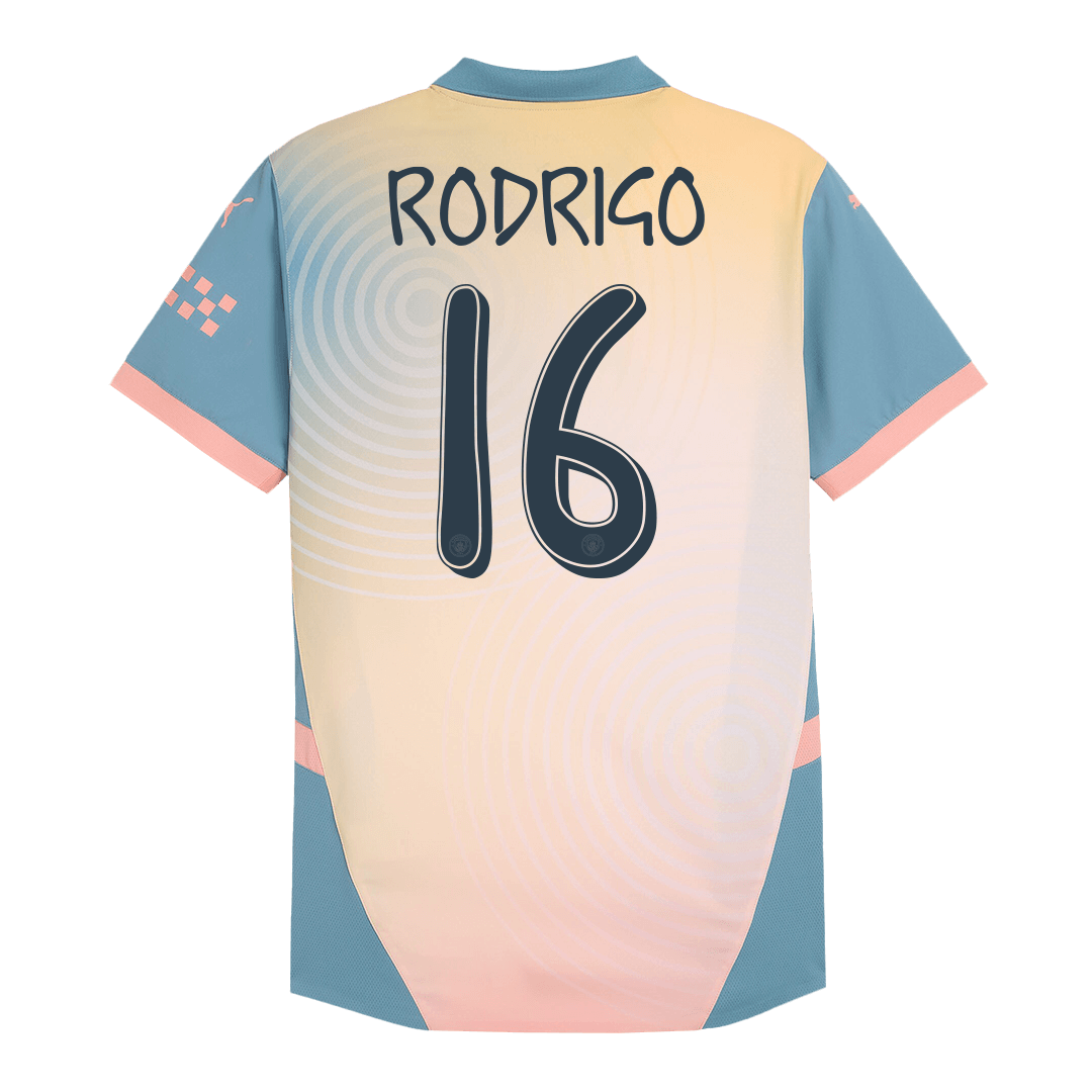 RODRIGO #16 Manchester City Fourth Away Player Version Jersey - gogoalshop