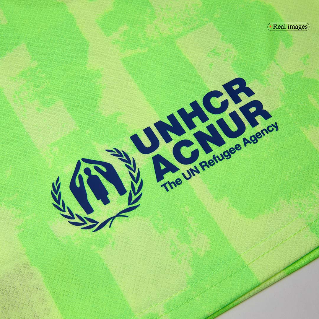 Barcelona Third Away Kids Soccer Jerseys Kit - UCL (Spotify Logo Without Text) - gogoalshop