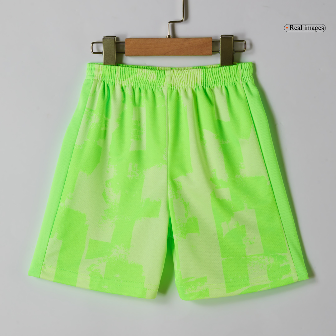 Barcelona Third Away Kids Soccer Jerseys Kit - UCL (Spotify Logo Without Text) - gogoalshop