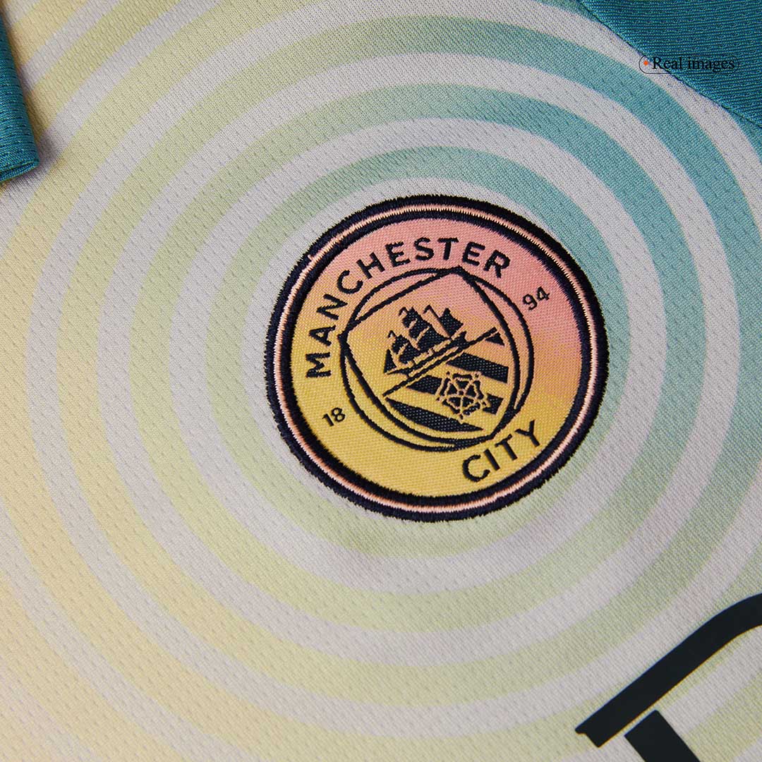 Manchester City Fourth Away Kids Soccer Jerseys Kit - gogoalshop