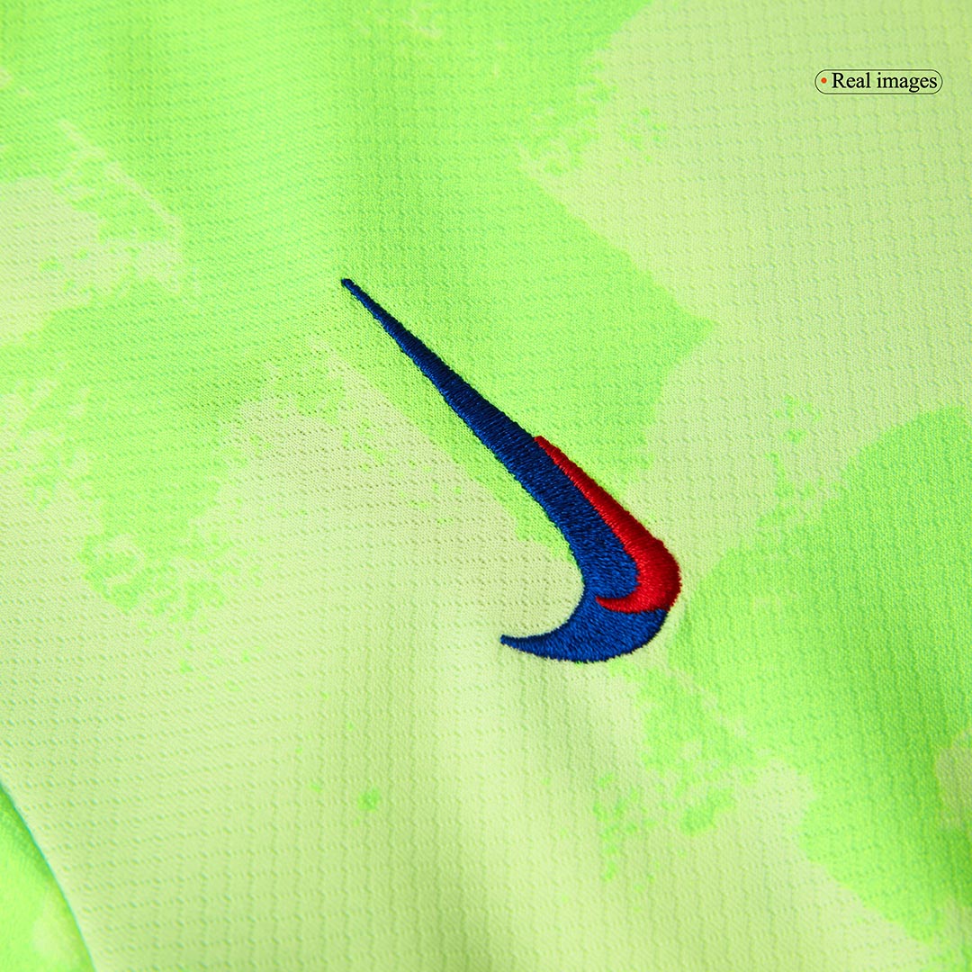 Barcelona Third Away Kids Soccer Jerseys Kit - UCL (Spotify Logo Without Text) - gogoalshop