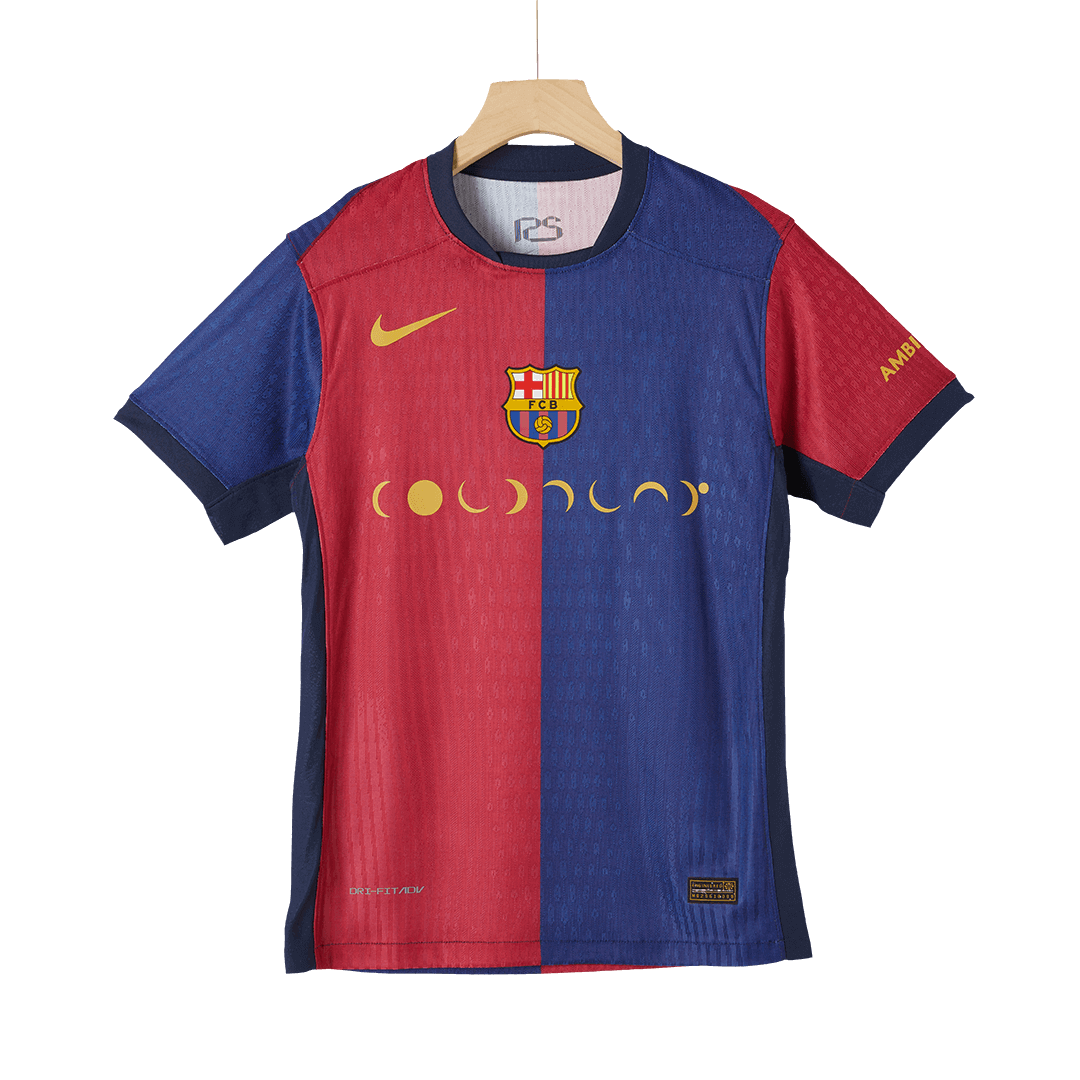 Barcelona Home Authentic Soccer Jersey - COLDPLAY - gogoalshop