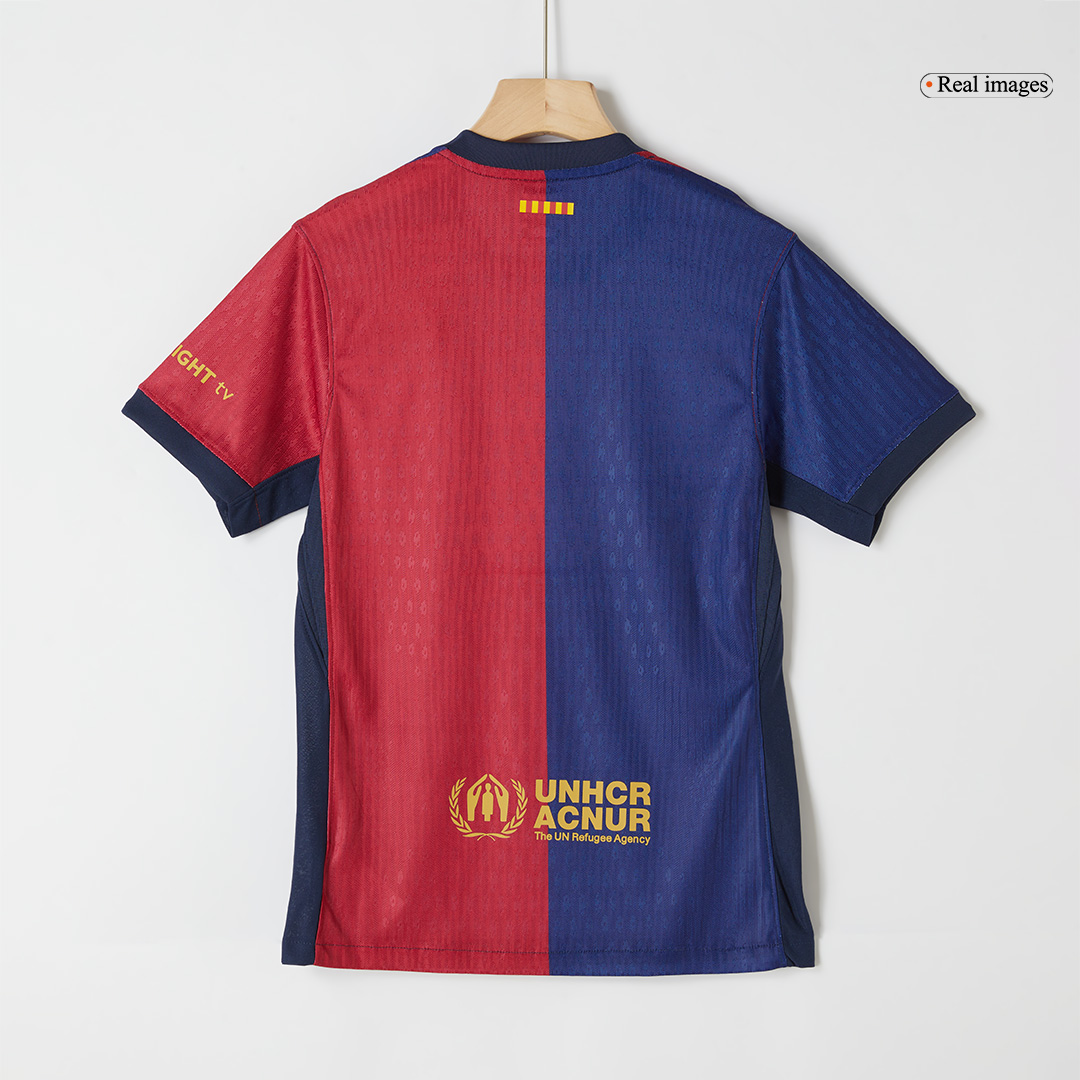 Barcelona Home Authentic Soccer Jersey - COLDPLAY - gogoalshop