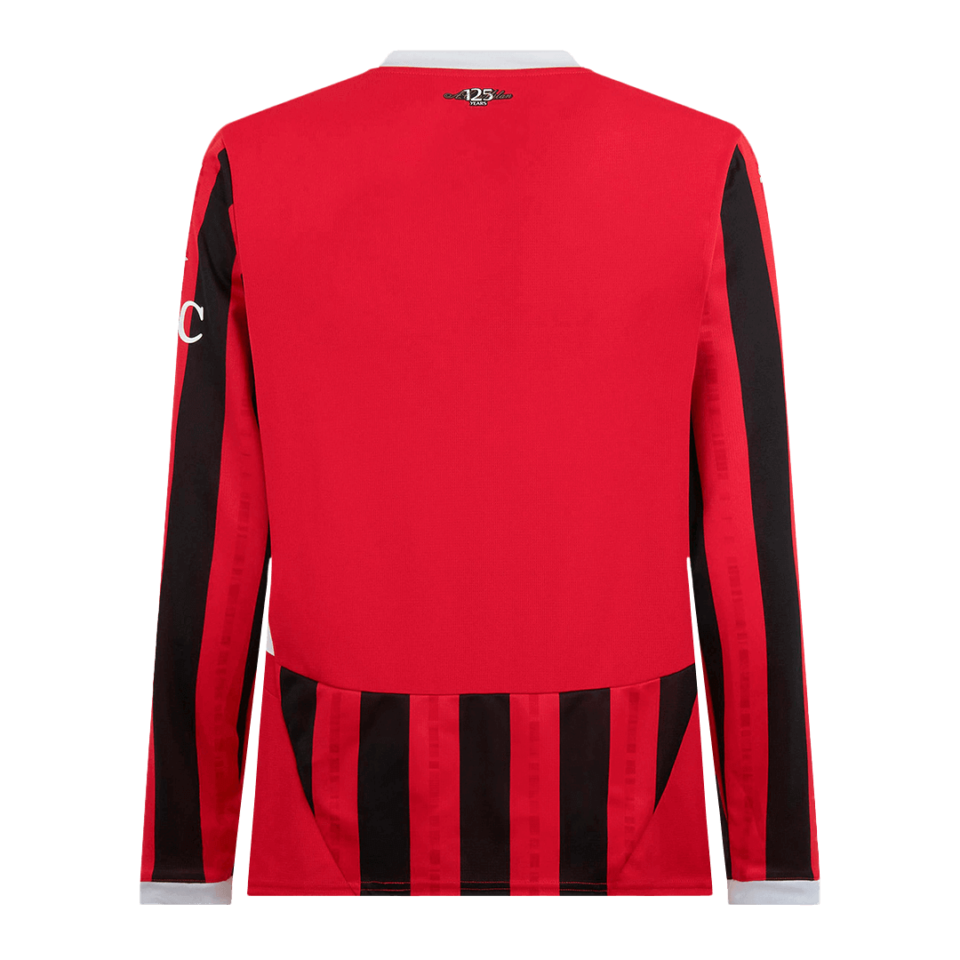 AC Milan Home Long Sleeve Soccer Jersey - gogoalshop