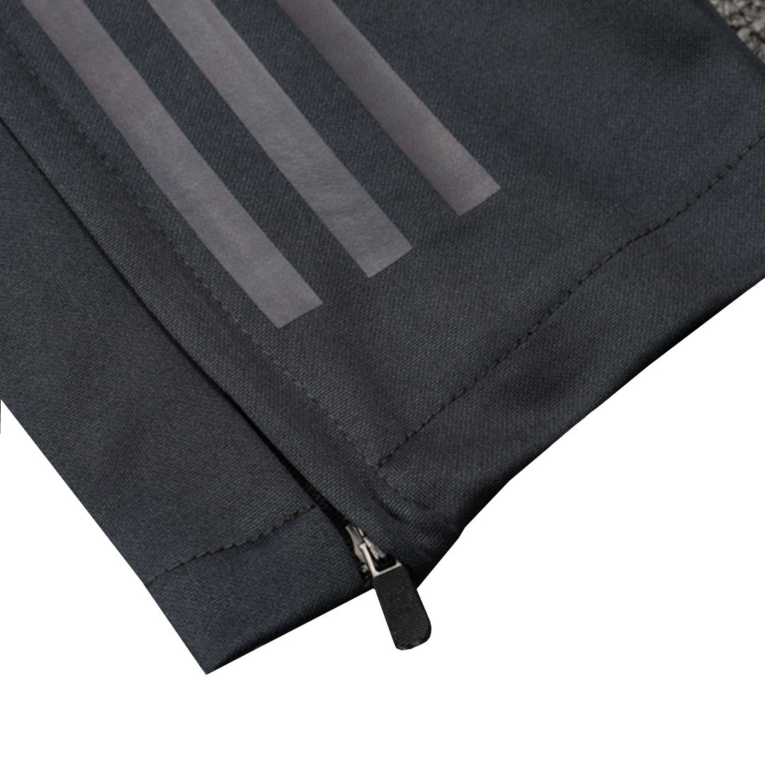 Real Madrid 1/4 Zip Tracksuit Gray - gogoalshop