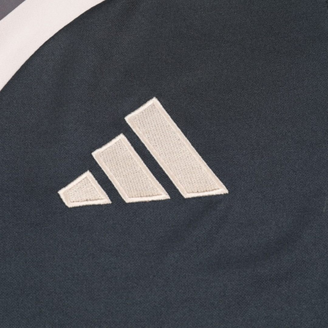 Real Madrid 1/4 Zip Tracksuit Gray - gogoalshop