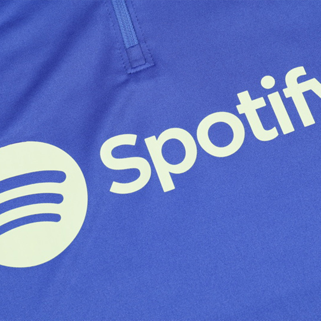 Barcelona 1/4 Zip Tracksuit Blue - gogoalshop