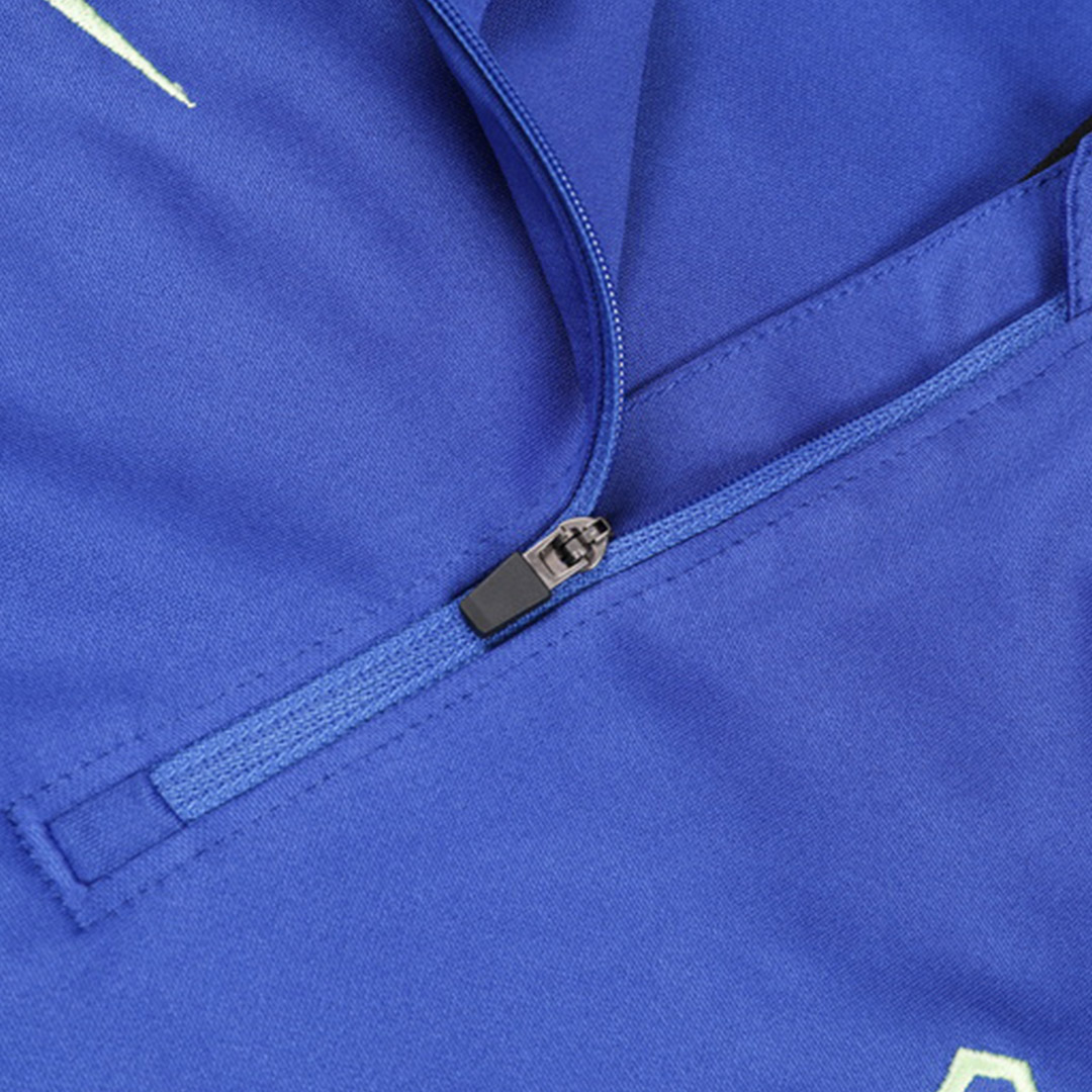 Barcelona 1/4 Zip Tracksuit Blue - gogoalshop
