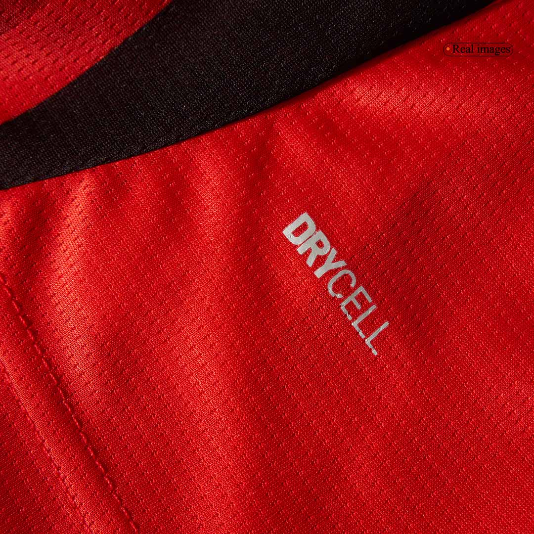 AC Milan Home Long Sleeve Soccer Jersey - gogoalshop