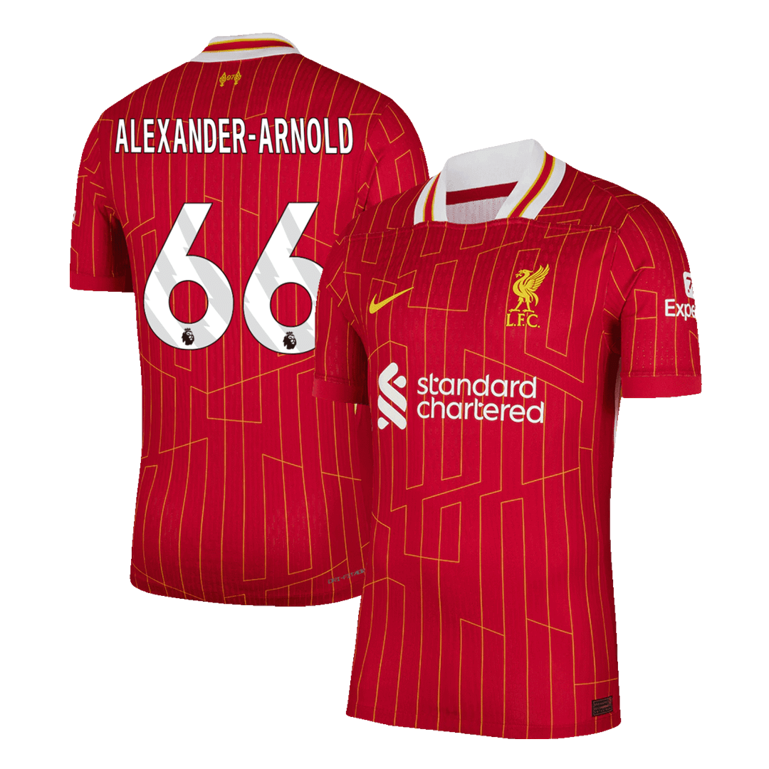 ALEXANDER-ARNOLD #66 Liverpool Home Player Version Jersey - gogoalshop