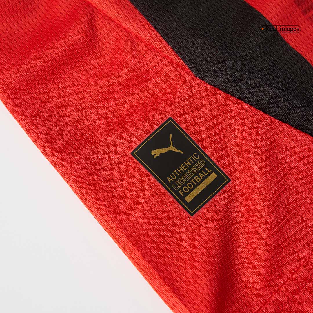 AC Milan Home Long Sleeve Soccer Jersey - gogoalshop