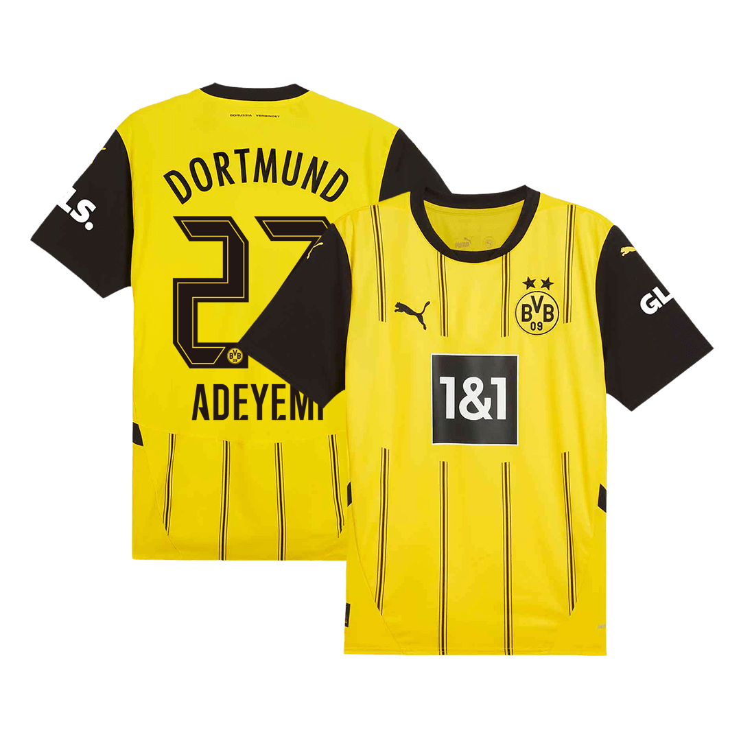 ADEYEMI #27 Borussia Dortmund Home Soccer Jersey - gogoalshop