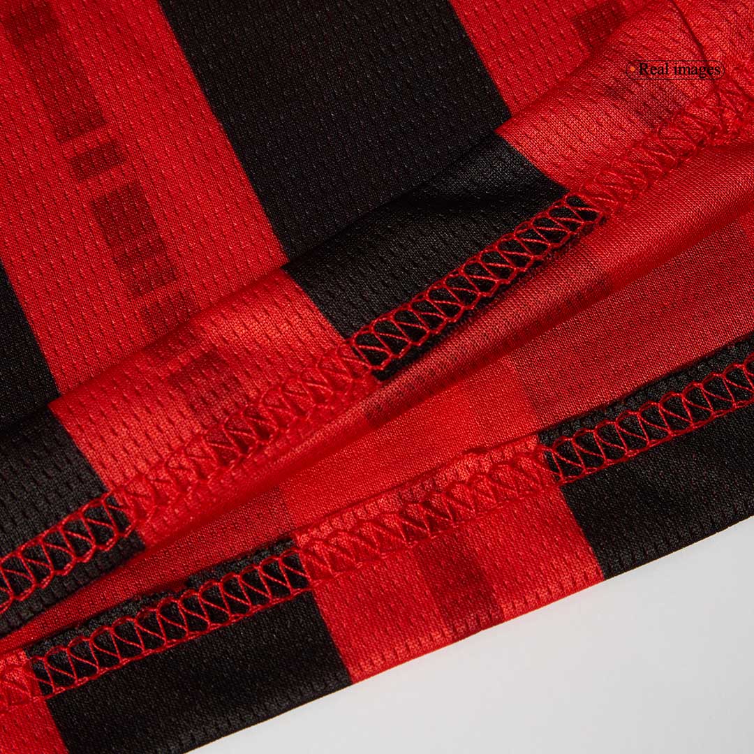 AC Milan Home Long Sleeve Soccer Jersey - gogoalshop