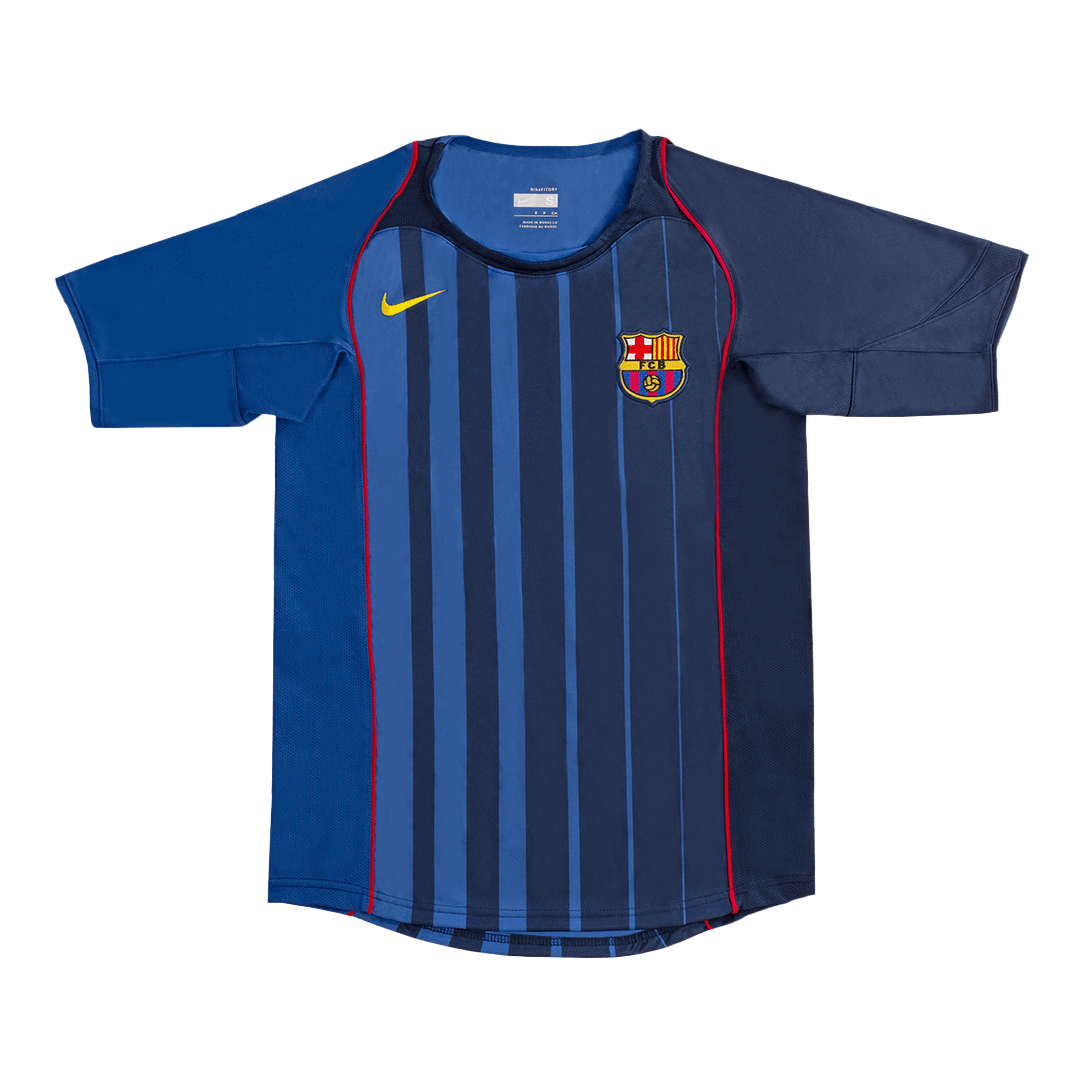 Retro Soccer Jersey Barcelona Away 2004/05 - gogoalshop