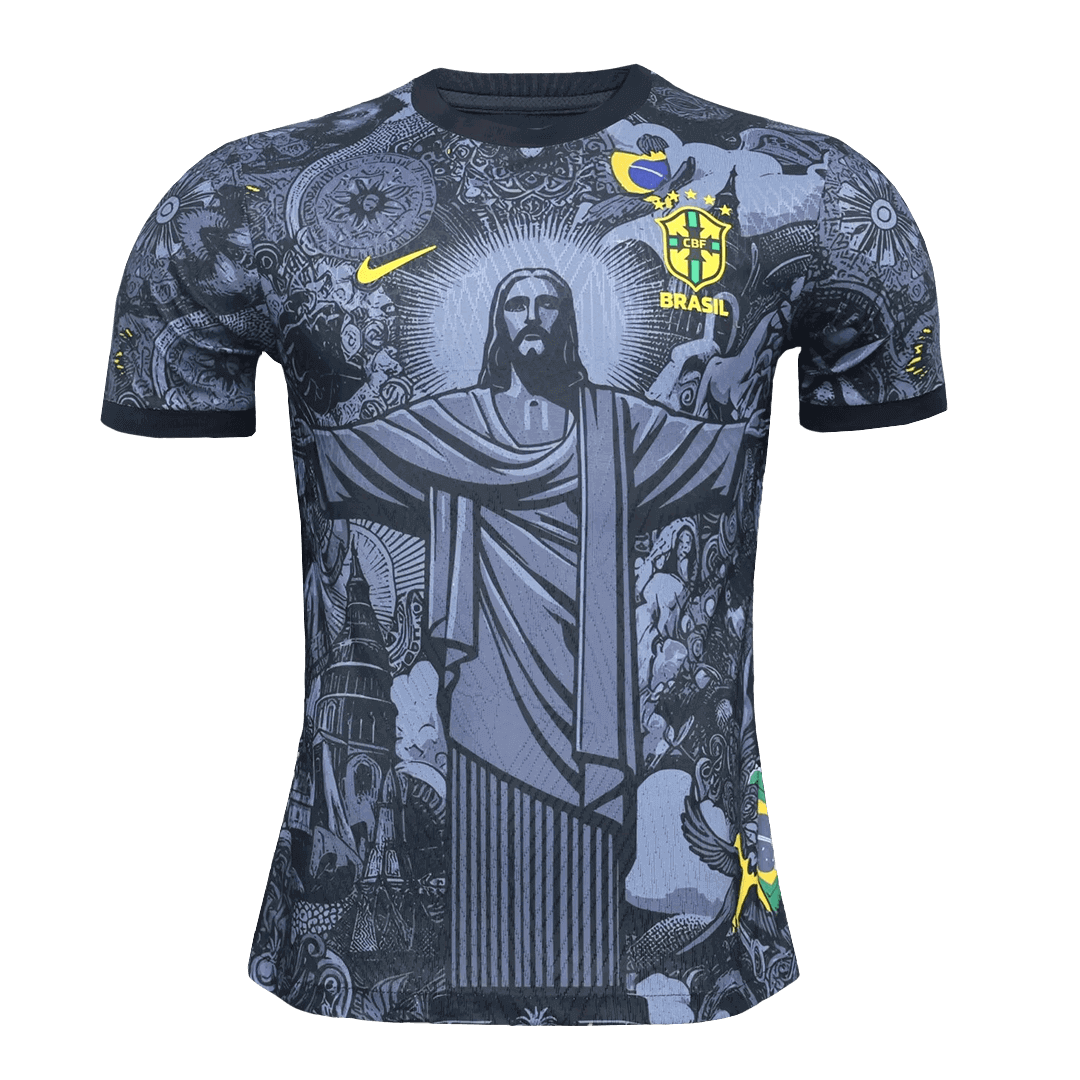 Brazil Jesus Special Authentic Soccer Jersey - gogoalshop