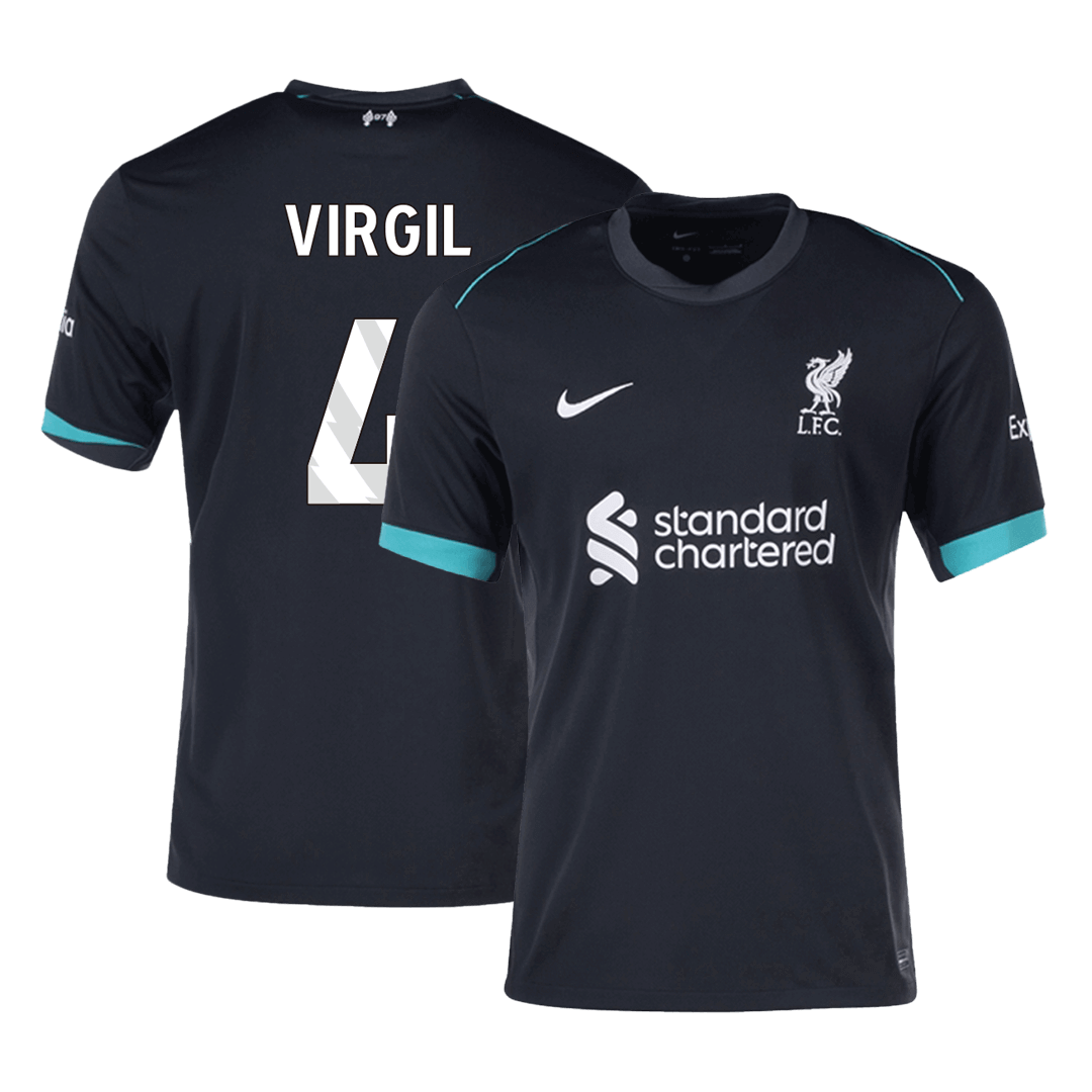 VIRGIL #4 Liverpool Away Soccer Jersey - gogoalshop