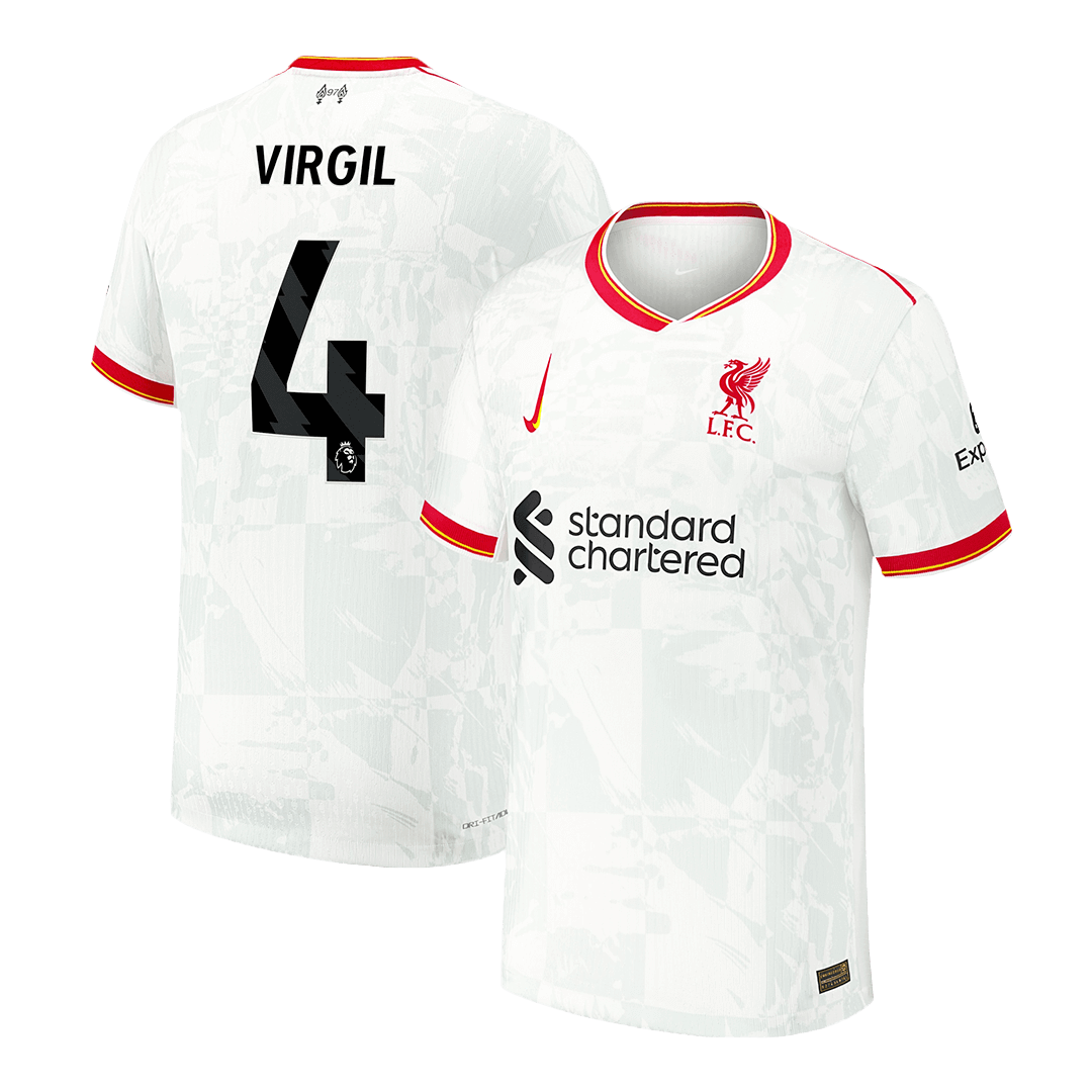 VIRGIL #4 Liverpool Third Away Player Version Jersey - gogoalshop