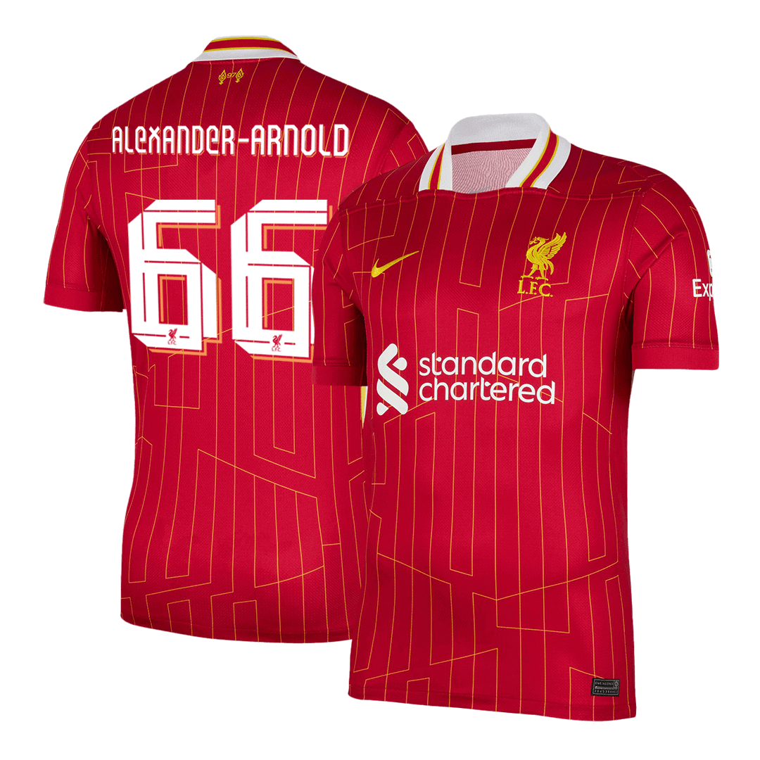ALEXANDER-ARNOLD #66 Liverpool Home Soccer Jersey -UCL - gogoalshop