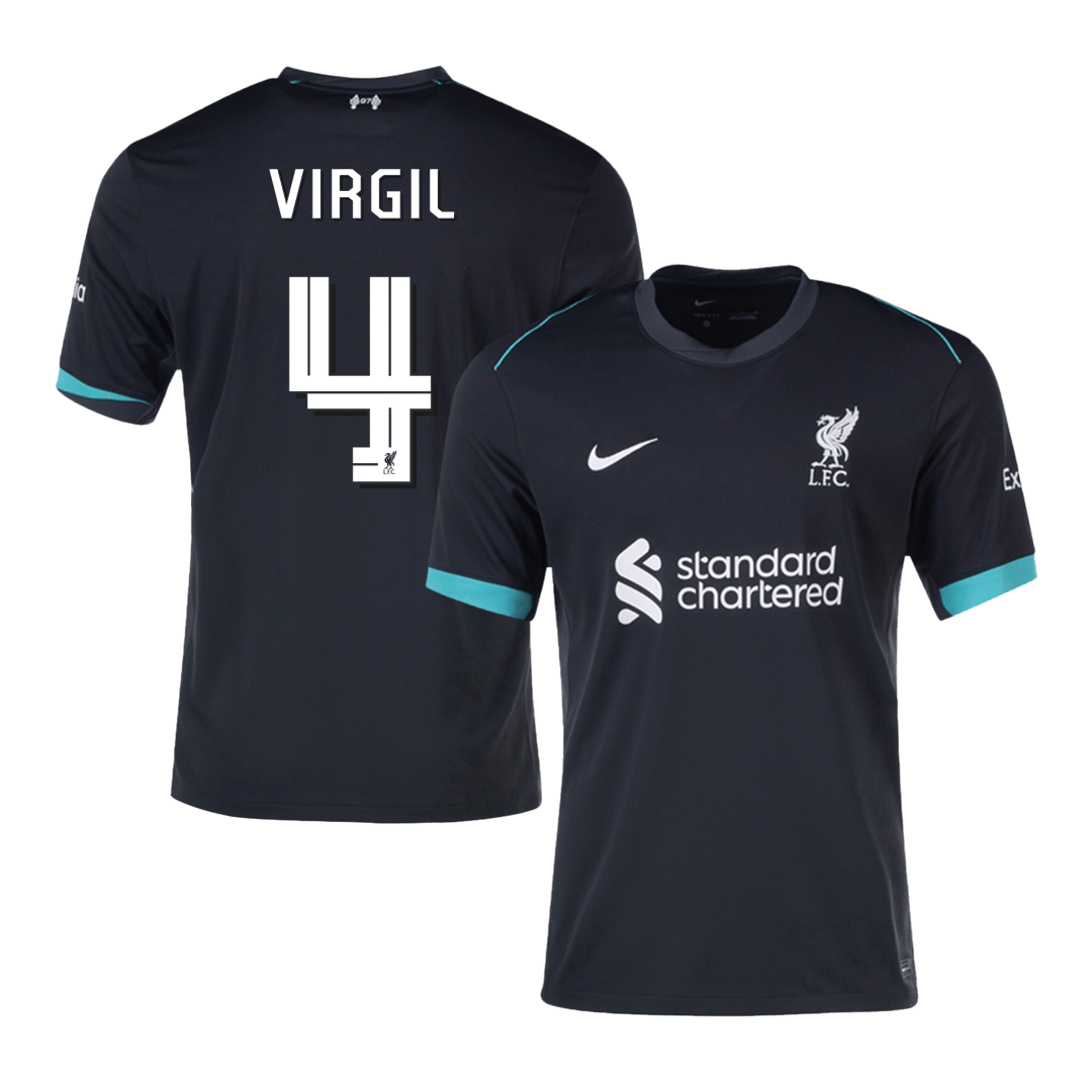 VIRGIL #4 Liverpool Away Soccer Jersey -UCL - gogoalshop