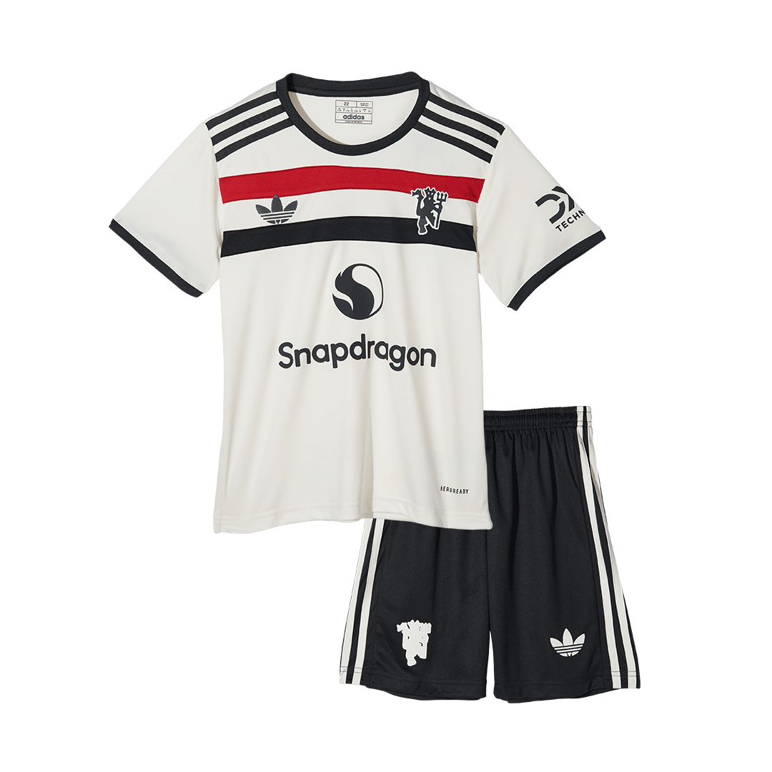Manchester United Third Away Kids Soccer Jerseys Kit - gogoalshop