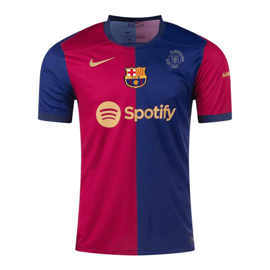 Barcelona Home Soccer Jersey - 125th Anniversary - gogoalshop