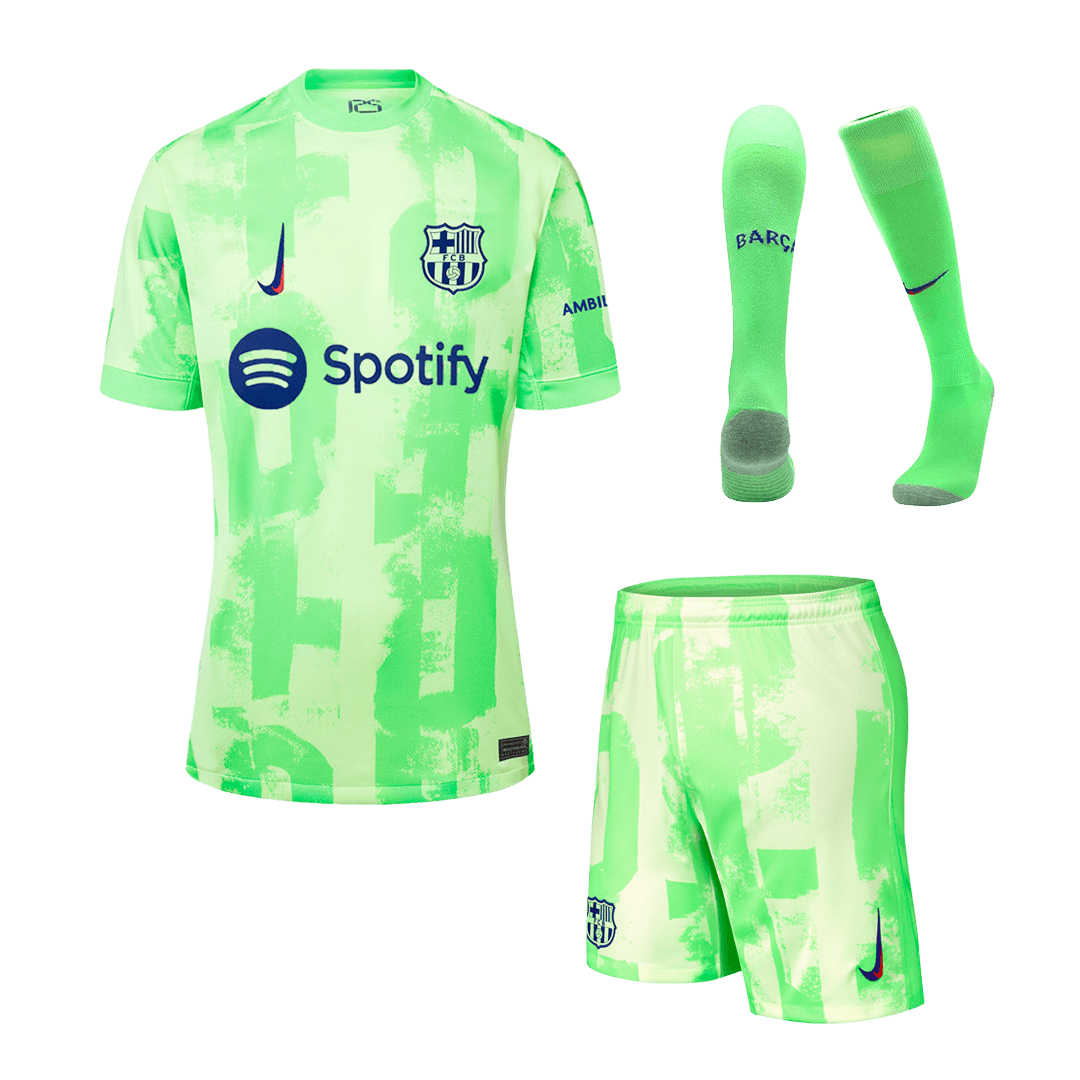 Barcelona Third Away Jerseys Full Kit - gogoalshop