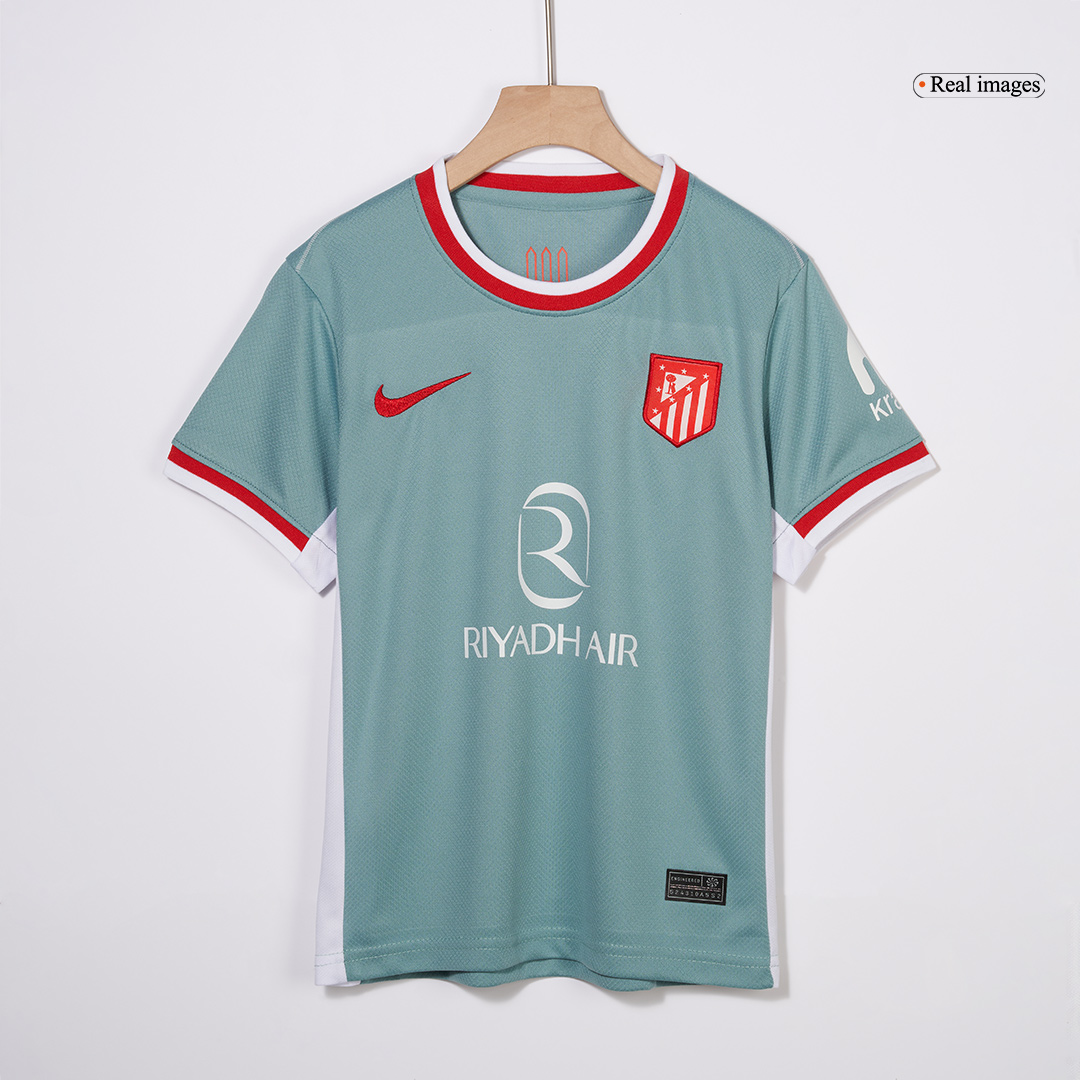 Atletico Madrid Away Kids Soccer Jerseys Full Kit - gogoalshop