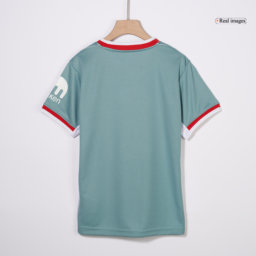 Atletico Madrid Away Kids Soccer Jerseys Full Kit - gogoalshop