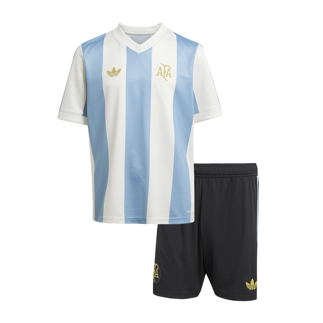 Argentina Kids Soccer Jerseys Kit - 50th Anniversary - gogoalshop