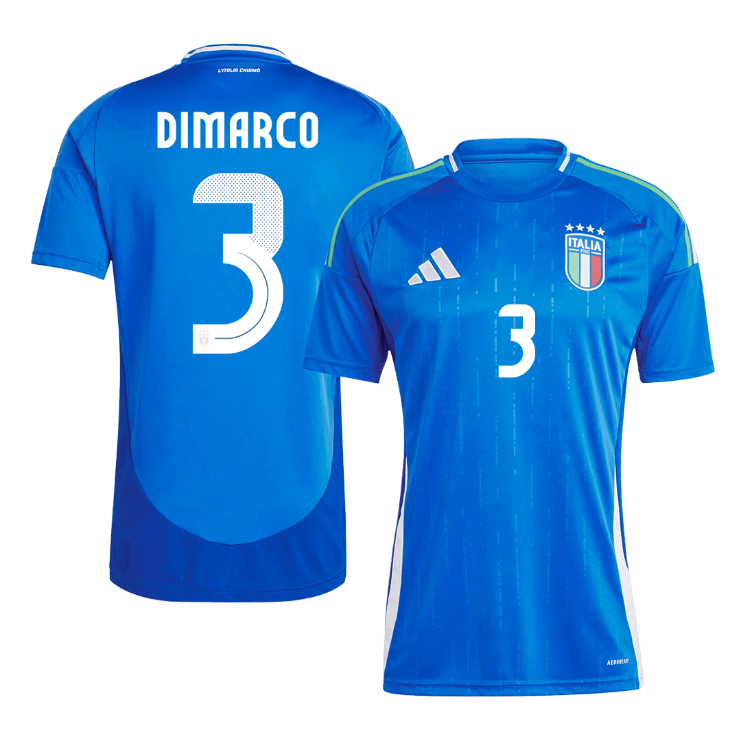 DIMARCO #3 Italy Home Soccer Jersey EURO - gogoalshop